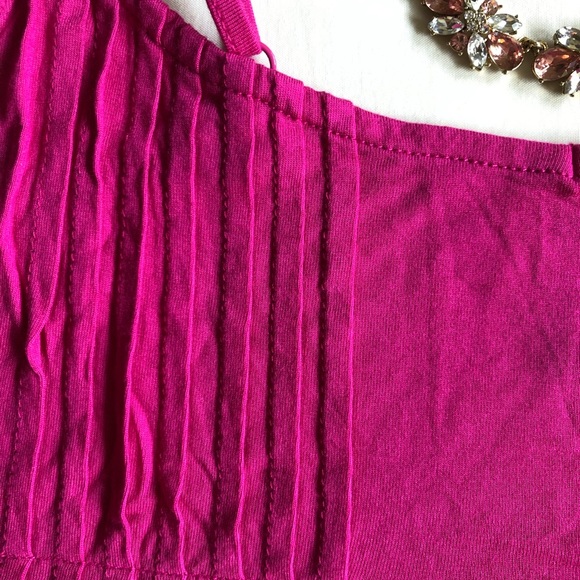 Old Navy Pink Adjustable Shoulder Strip Tank Top S - Picture 5 of 7